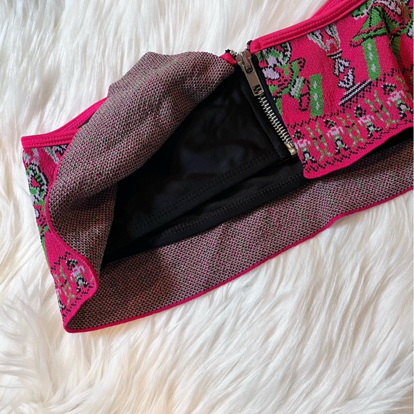 Beach Riot Size Small Pyramid Strapless Bikini Top In Arabian Nights - Picture 9 of 11